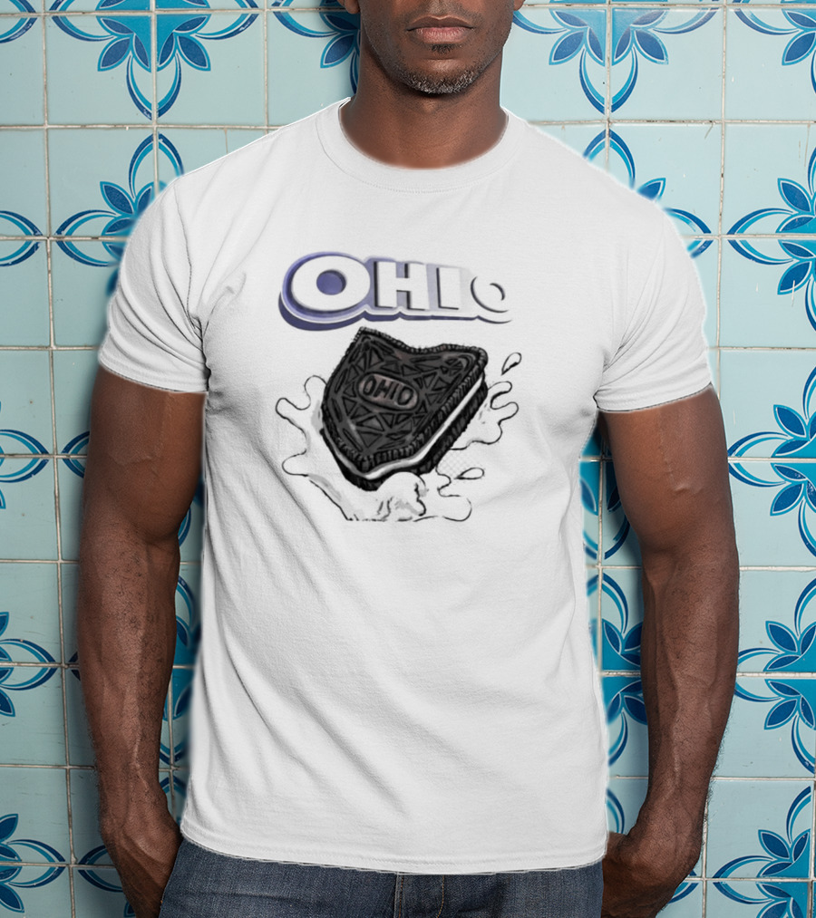 OHIO Cookie Milk Splash T-Shirt