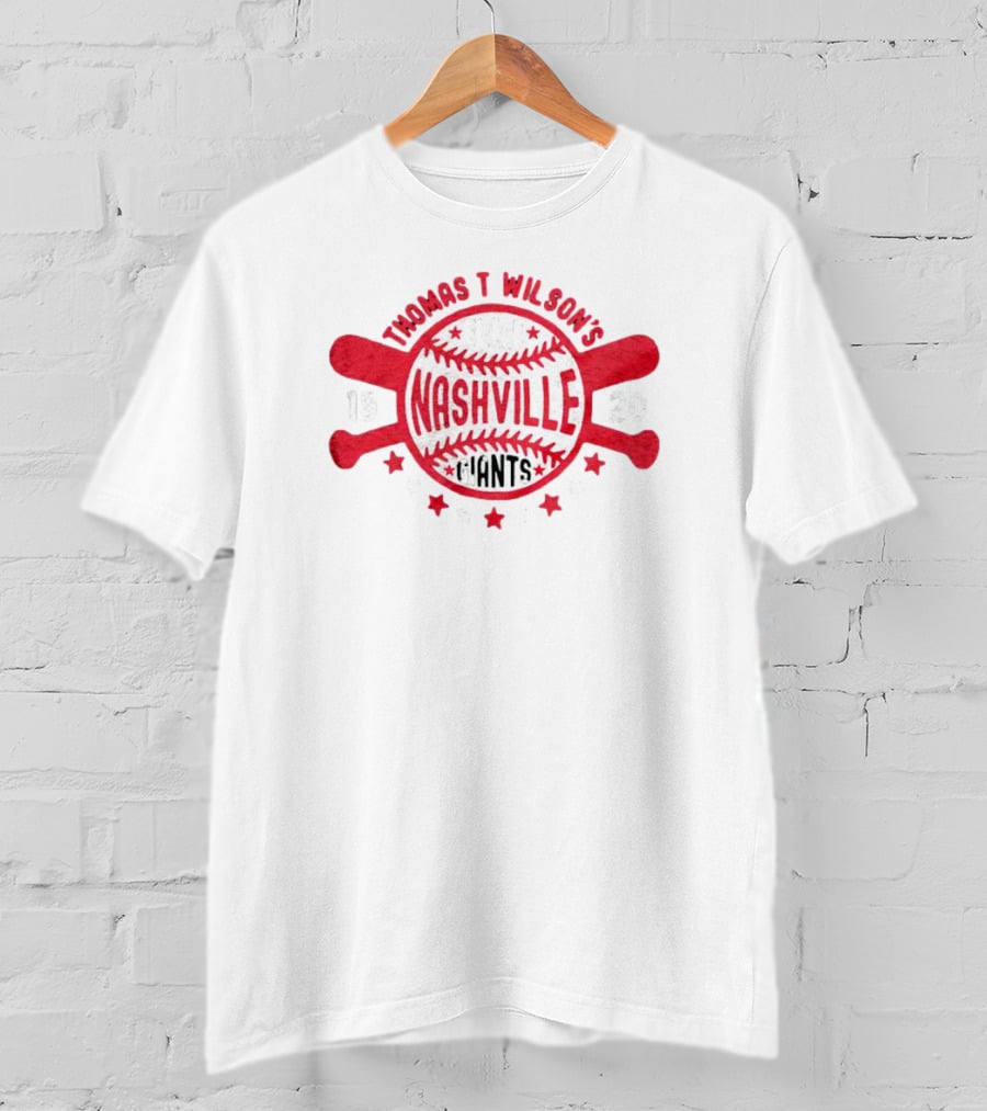 Thomas T. Wilson’s Elite Nashville Giants 1920 Baseball Motif T-Shirt