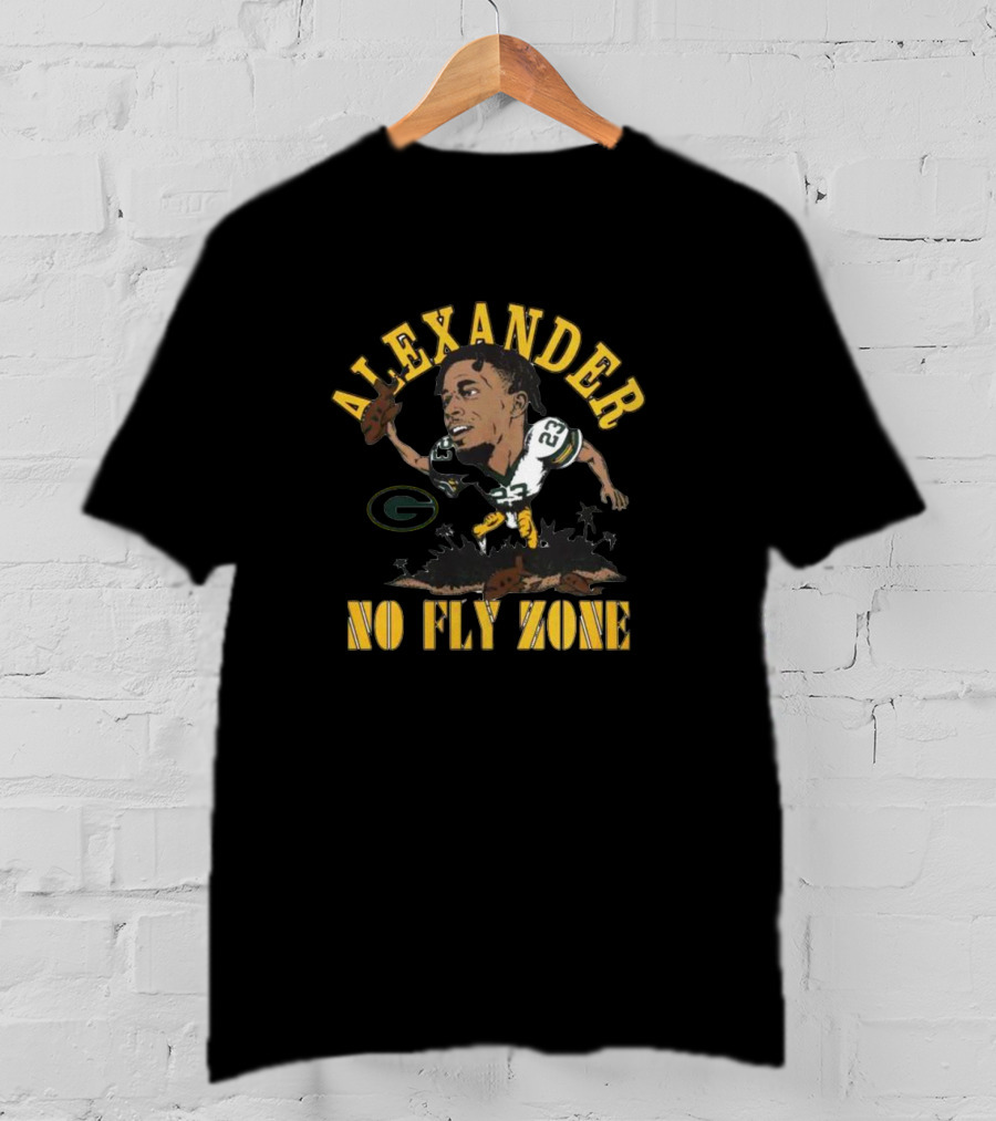Alexander Green Bay Packers No Fly Zone T-Shirt