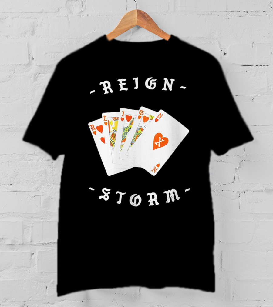 Reign X Playing Cards Hearts Deck Storm T-Shirt
