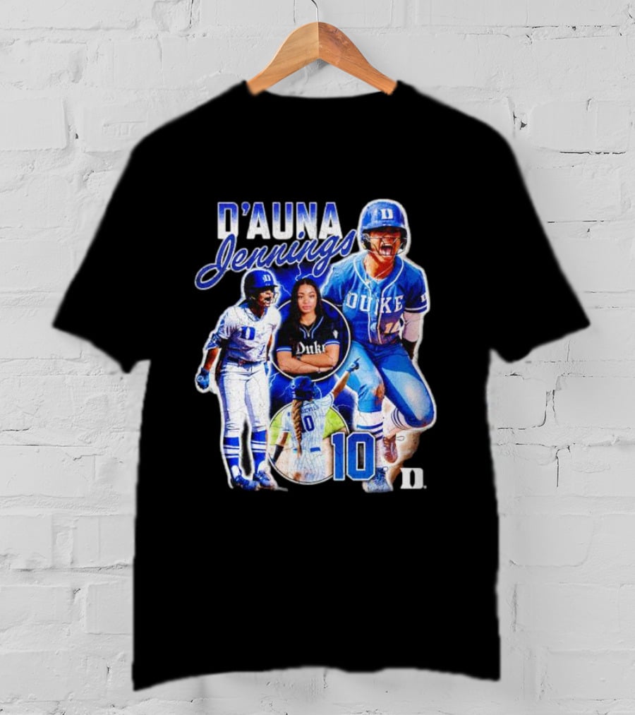 D'auna Jennings Duke Softball 10 T-Shirt