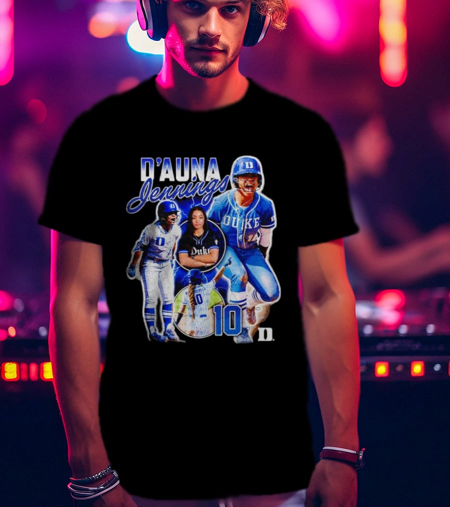 D'auna Jennings Duke Softball 10 T-Shirt