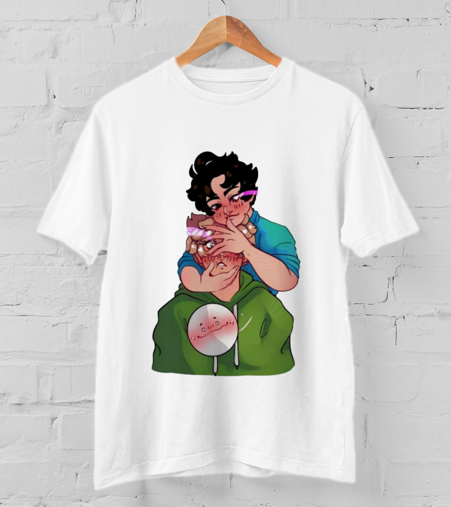 DNF Cartoon Dream SMP Fanart Hoodie Boys Hugging T-Shirt