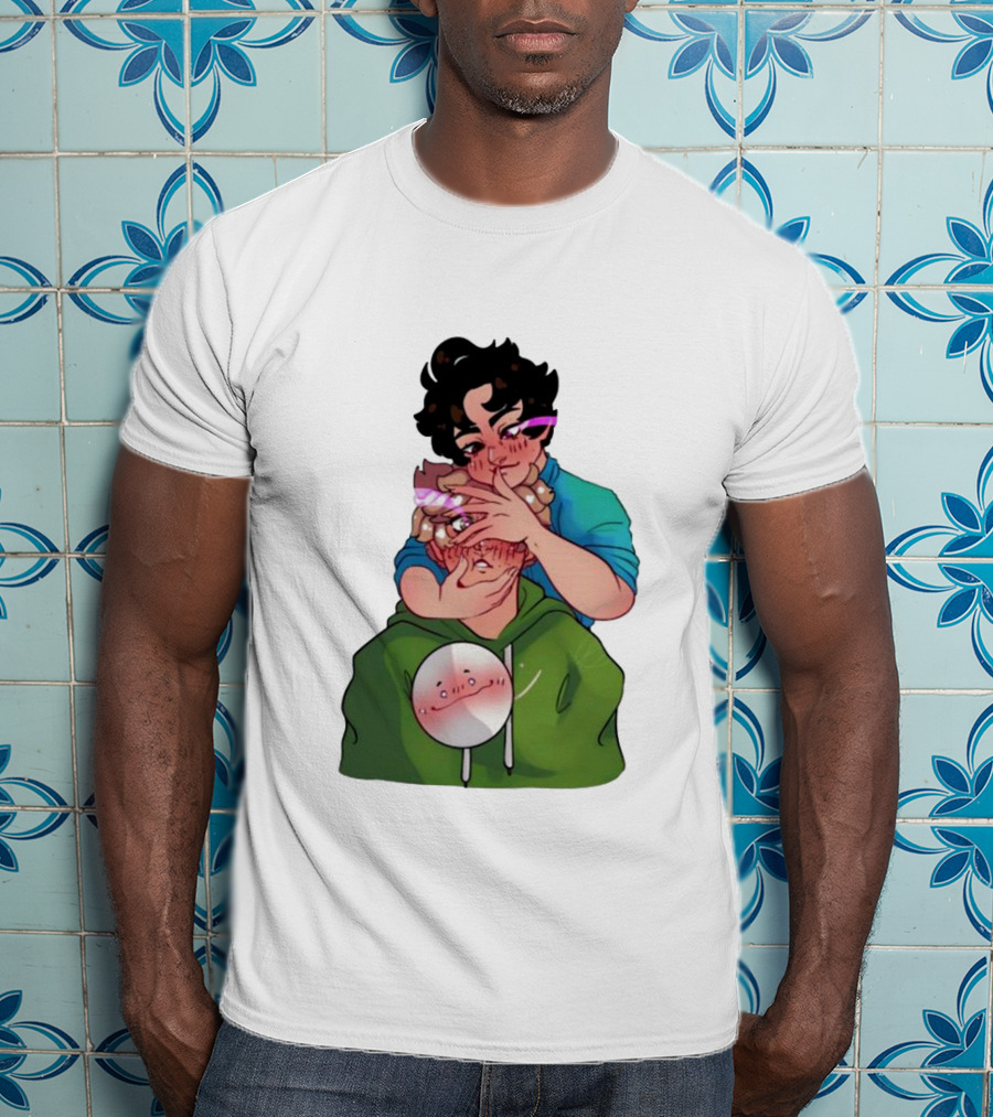 DNF Cartoon Dream SMP Fanart Hoodie Boys Hugging T-Shirt