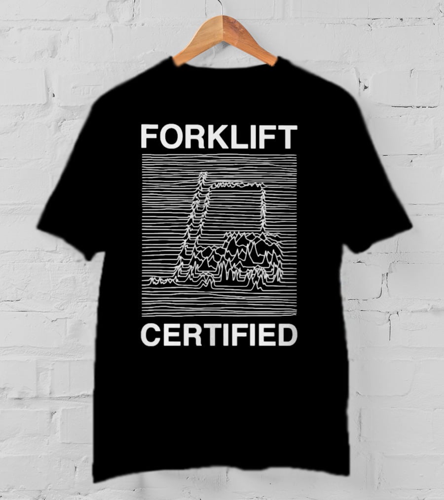 Forklift Certified Joy Division Unknown Pleasures T-Shirt
