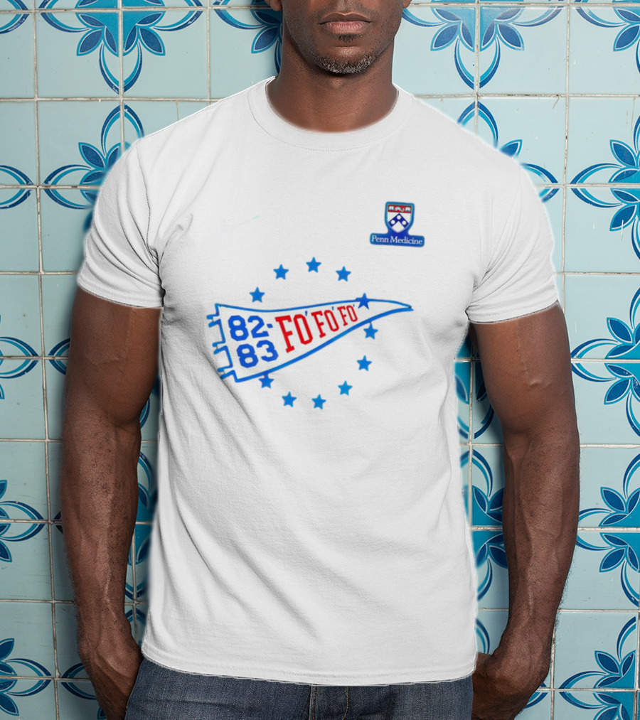 James Harden Philadelphia 76ers 82 83 Fo Fo Fo Penn Medicine T-Shirt