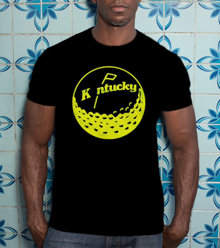 Kentucky Golf Ball Logo With Retro T-Shirt