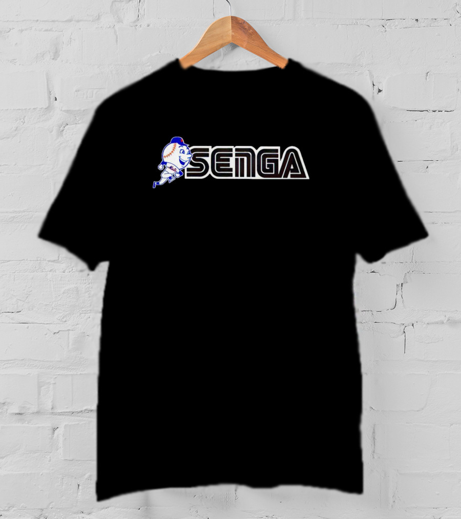 Mets Kodai Senga Mr. Met Baseball Character T-Shirt