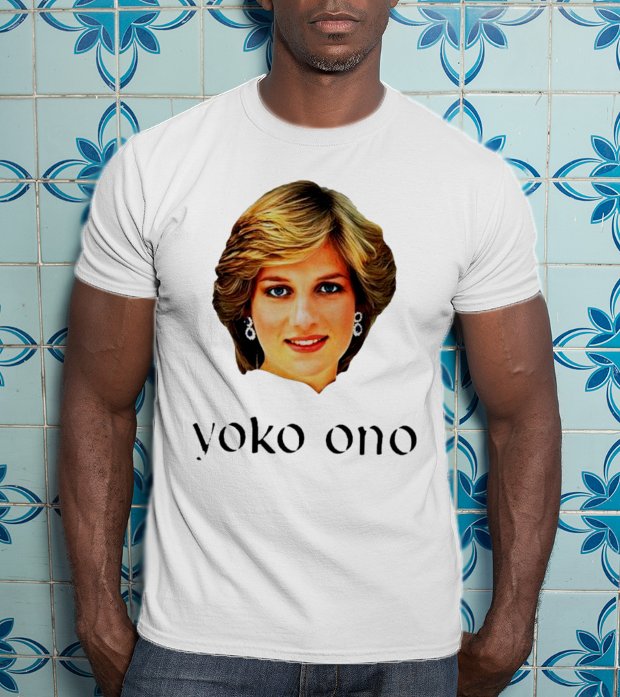 Yoko Ono Diana Iconic Style Fusion T-Shirt