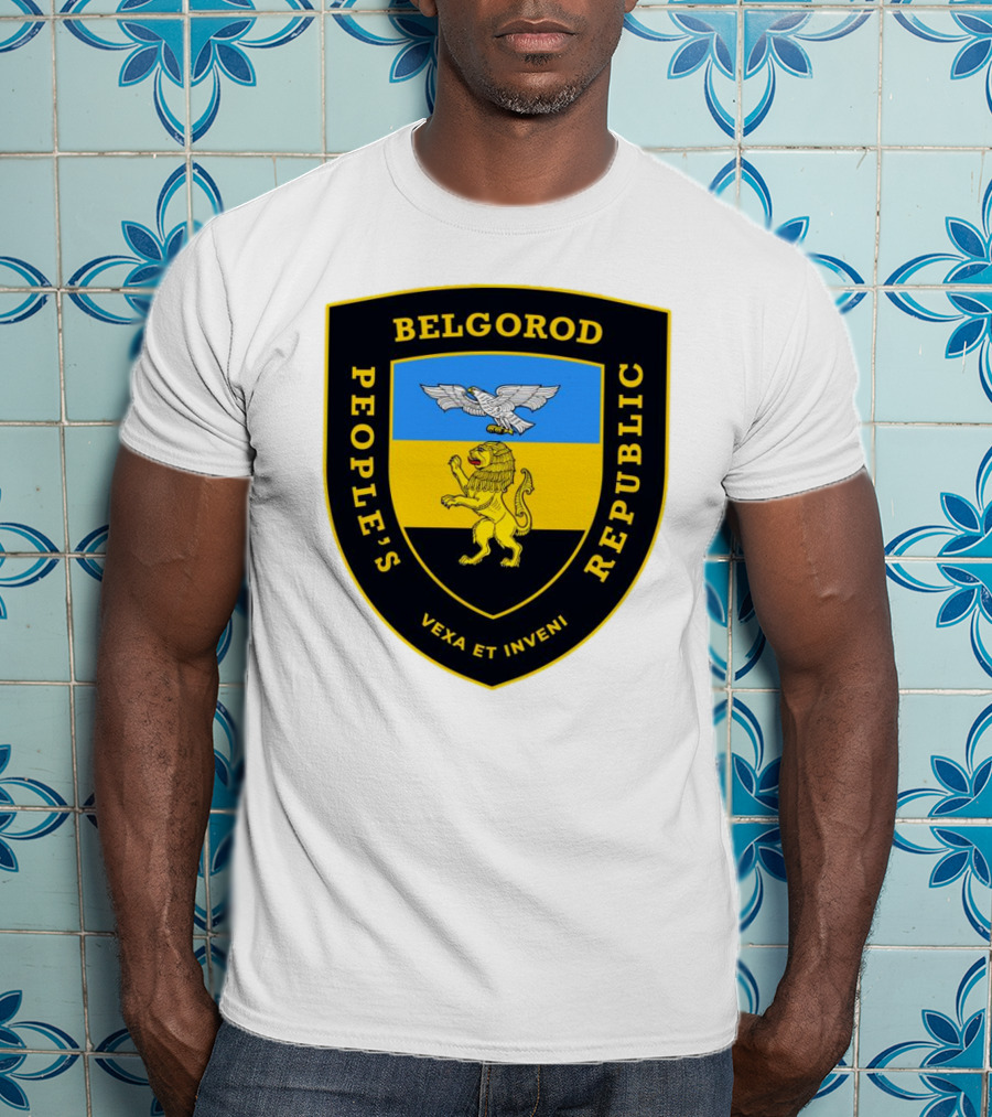Belgorod People's Republic Emblem Vexa Et Inveni Shield Lion And Eagle Crest T-Shirt