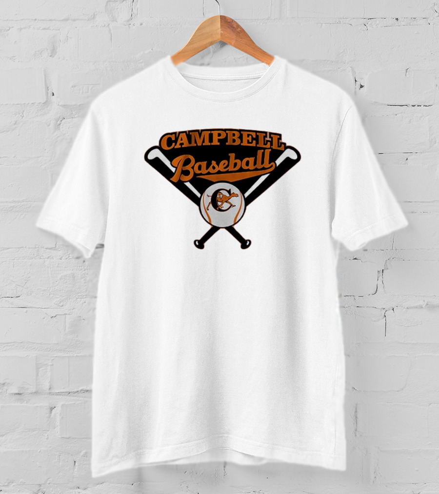 Campbell Baseball Campbell University Baseball Bats T-Shirt