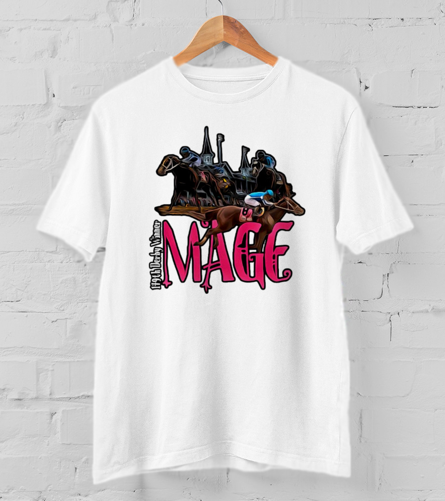 Mage 149th Derby Winner Horse Racing Iconic Event T-Shirt
