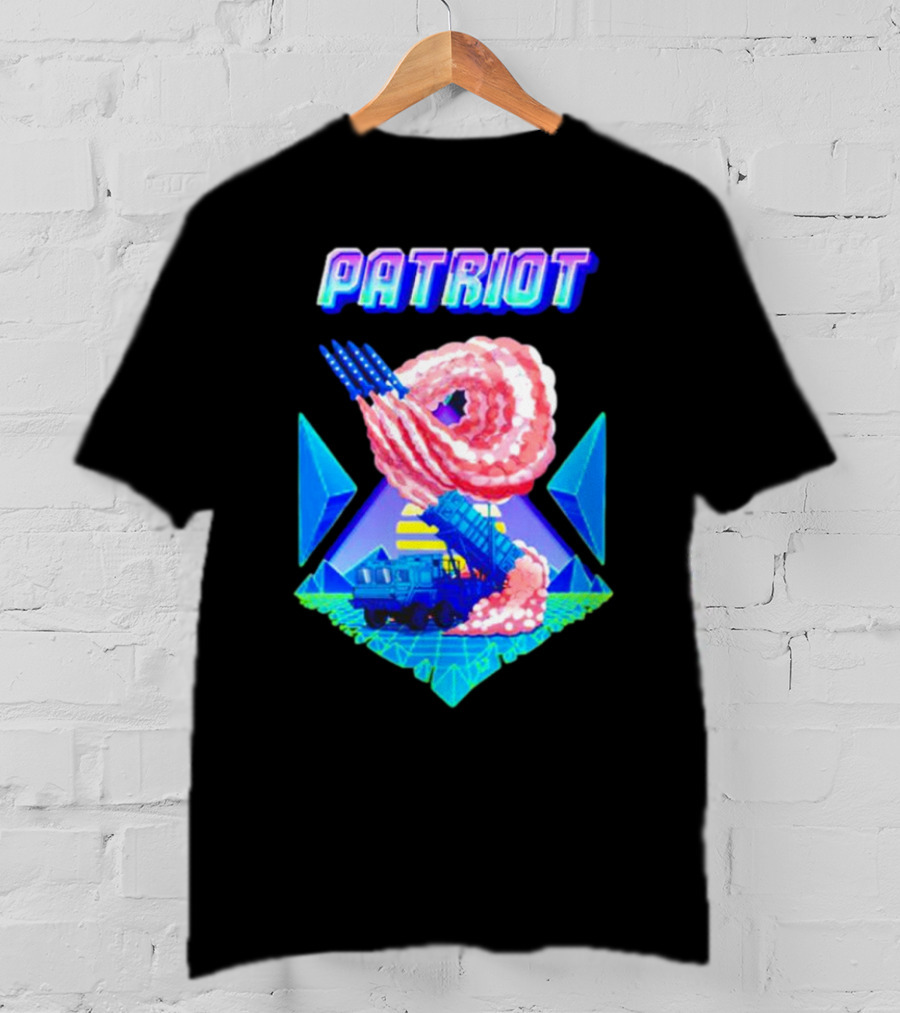 Patriot Retro Futuristic Missile Launcher T-Shirt