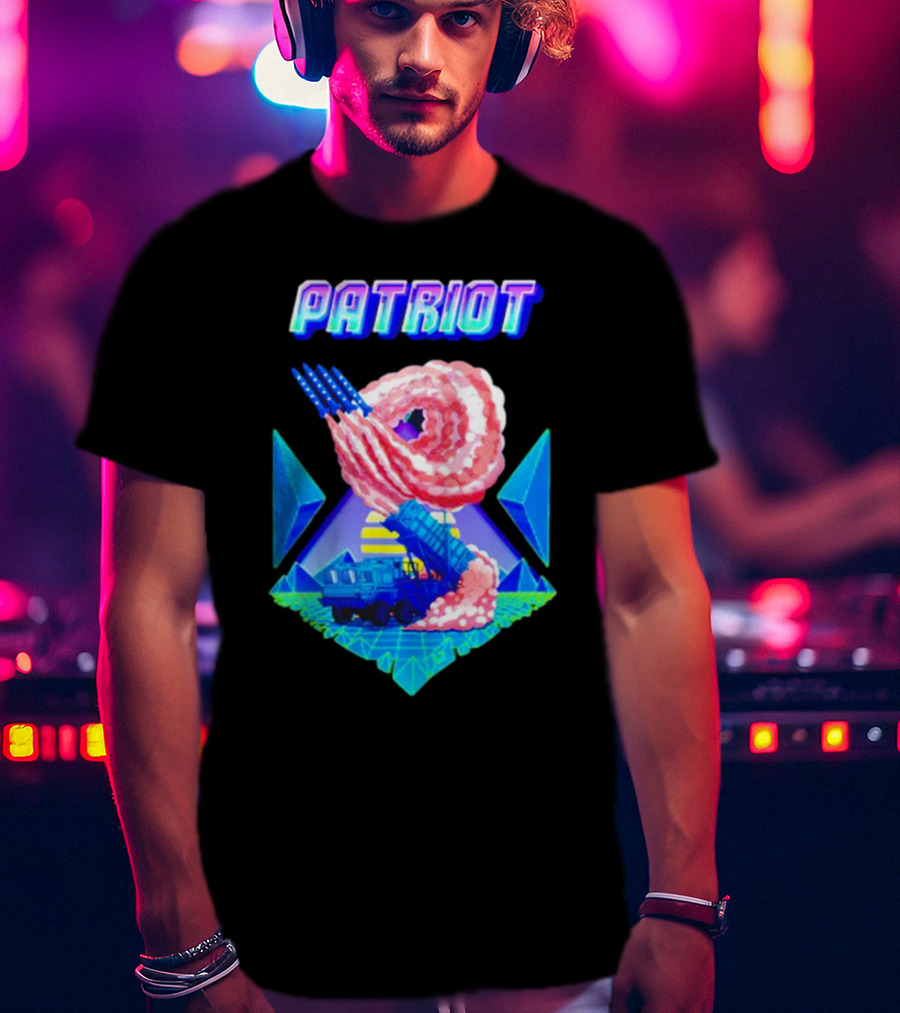 Patriot Retro Futuristic Missile Launcher T-Shirt