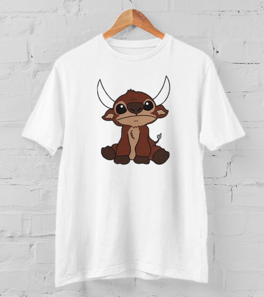 Stitch Experiment 716 Bull Character T-Shirt