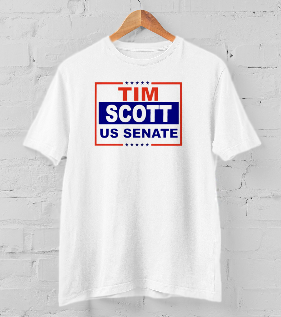 Tim Scott US Senate Campaign Red And Blue Stars T-Shirt