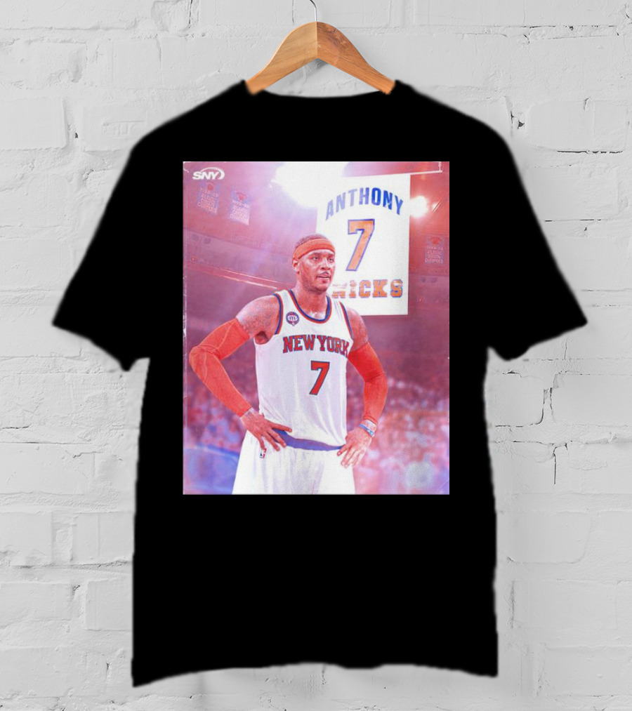 Anthony 7 New York Knicks Basketball Jersey T-Shirt