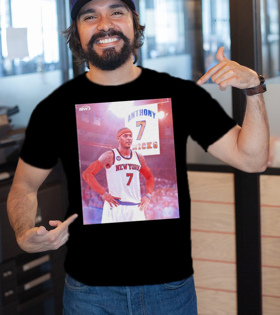 Anthony 7 New York Knicks Basketball Jersey T-Shirt