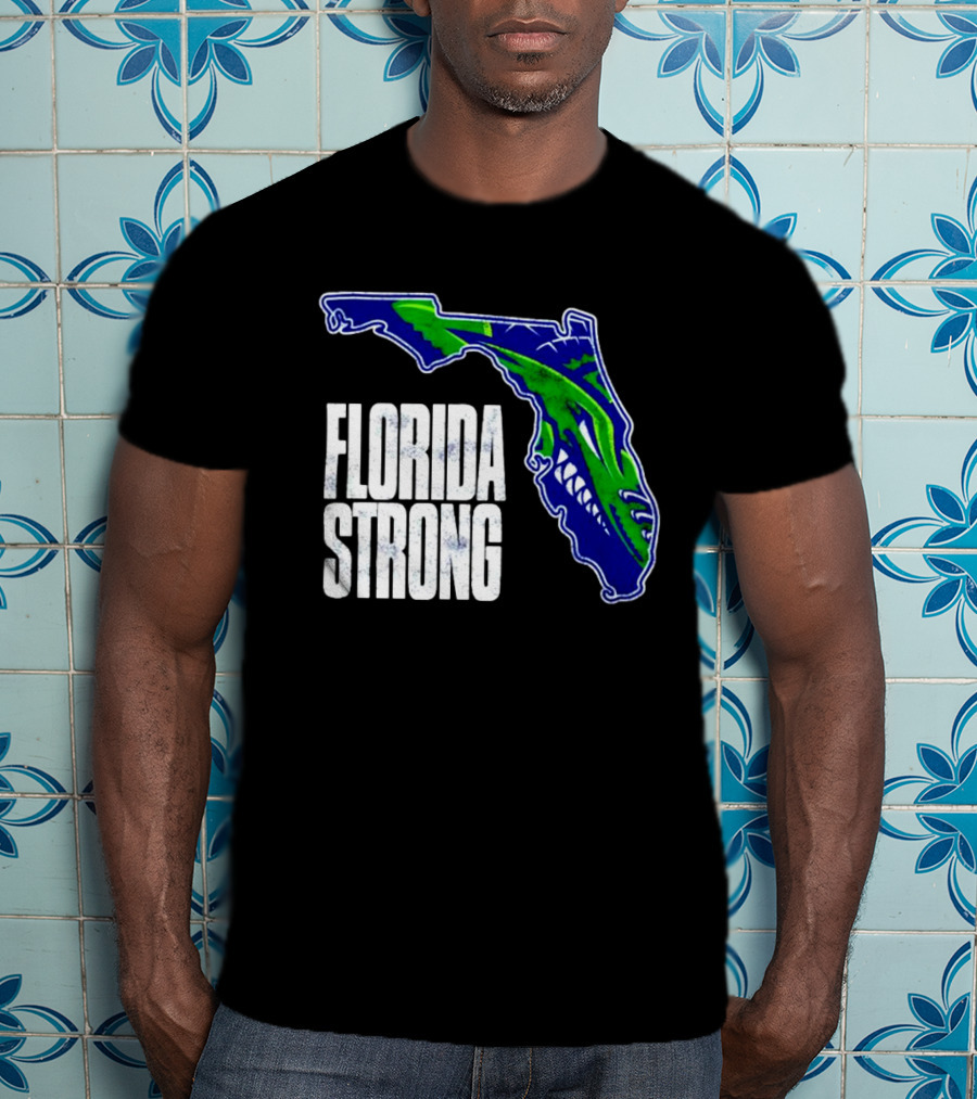 Florida Everblades Florida Strong Map T-Shirt