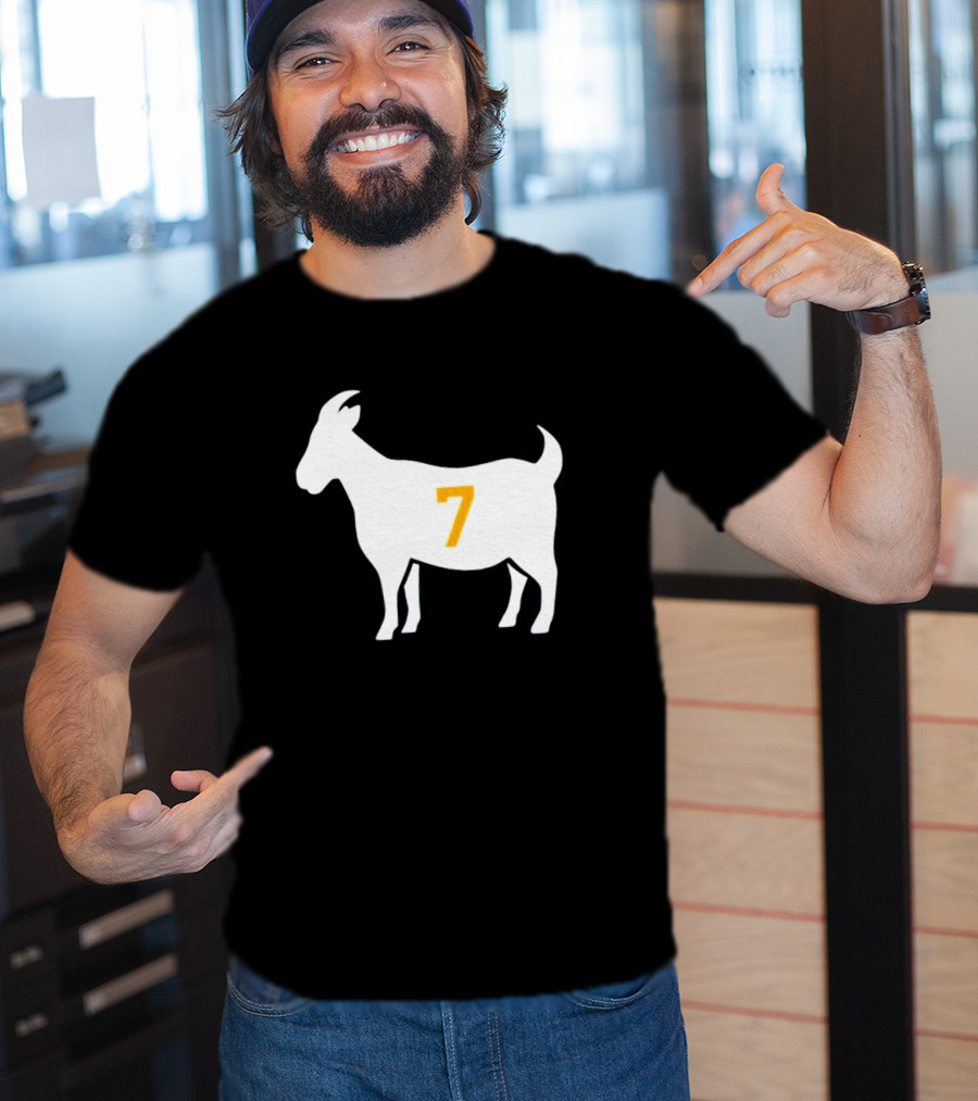 GOAT 7 New York Knicks Number Basketball T-Shirt