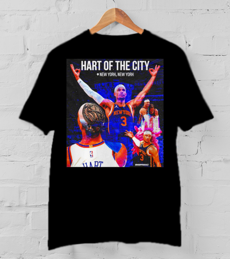 Hart Of The City New York Knicks Josh Hart Basketball NYC T-Shirt