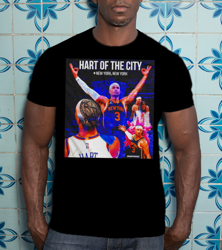 Hart Of The City New York Knicks Josh Hart Basketball NYC T-Shirt