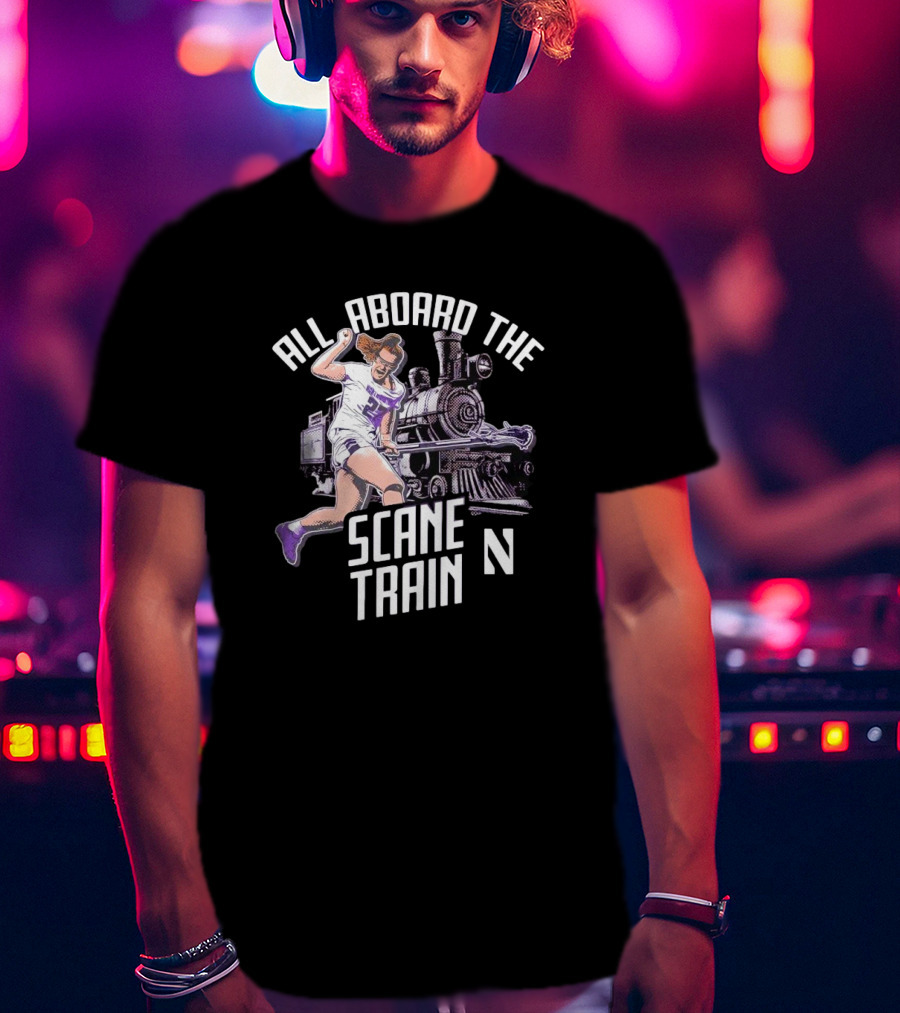 All Aboard The Izzy Scane Scane Train T-Shirt