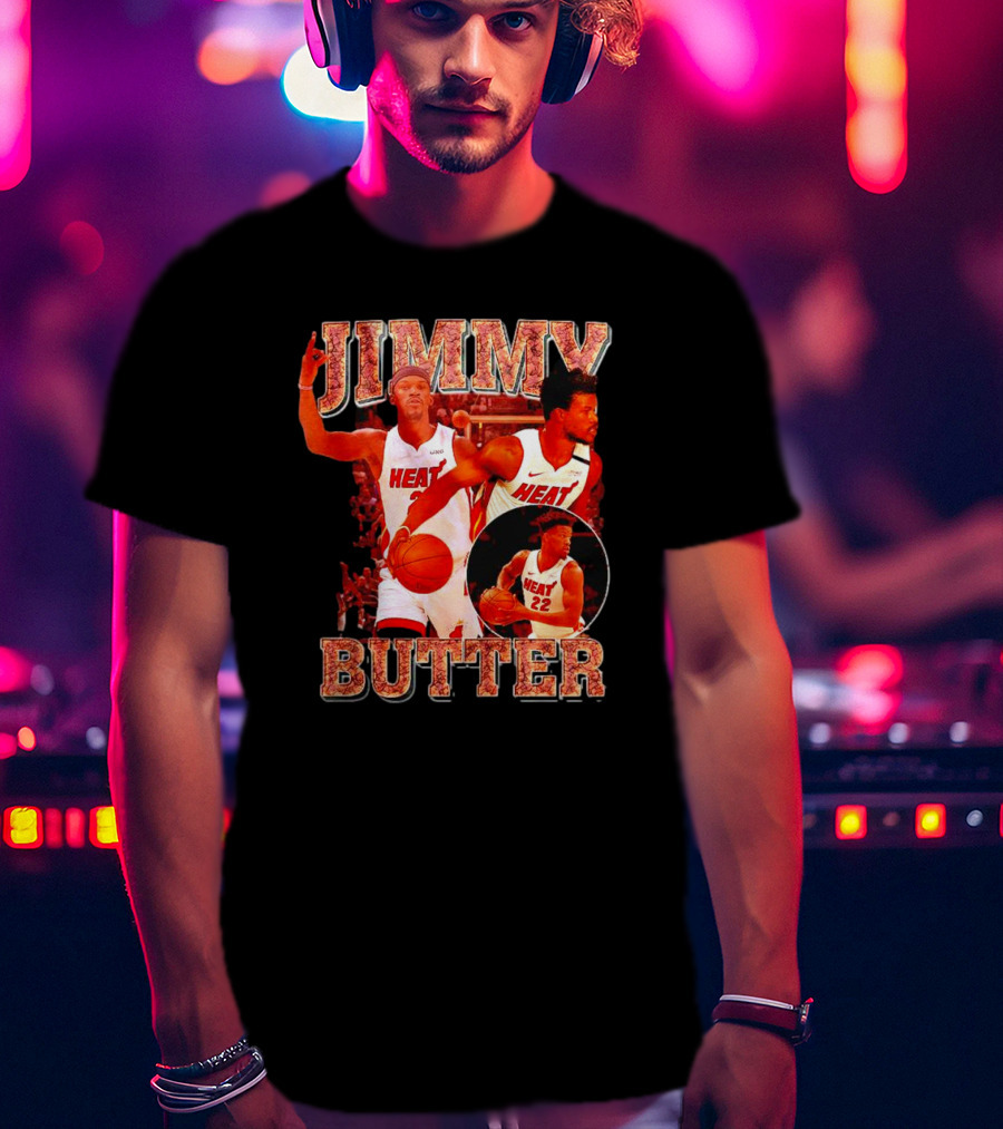 Jimmy Butler Heat Basketball MVP 90s Vintage Bootleg T-Shirt