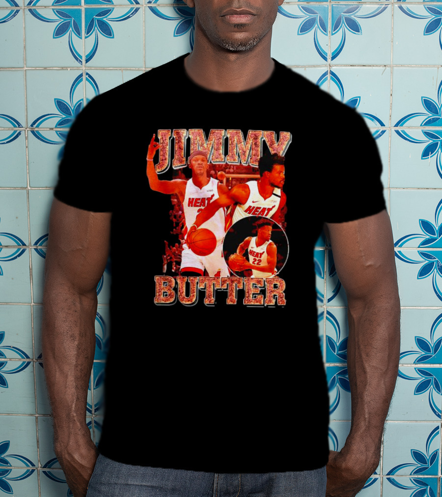Jimmy Butler Heat Basketball MVP 90s Vintage Bootleg T-Shirt