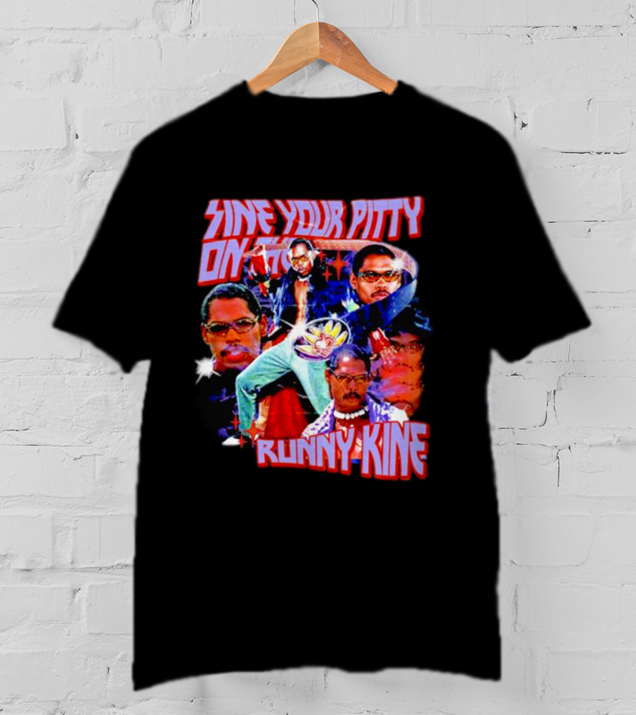 Sine Your Pitty On The Runny Kine Pootie Tang Collage T-Shirt