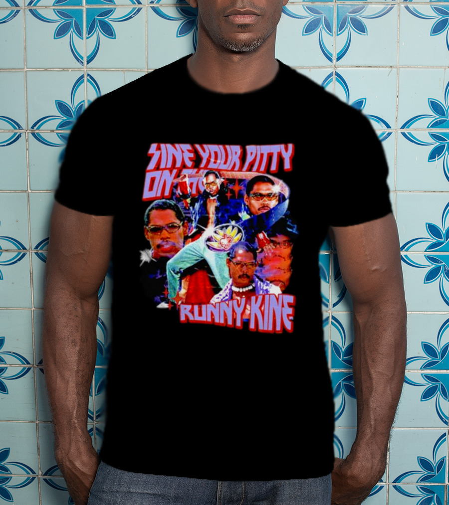 Sine Your Pitty On The Runny Kine Pootie Tang Collage T-Shirt