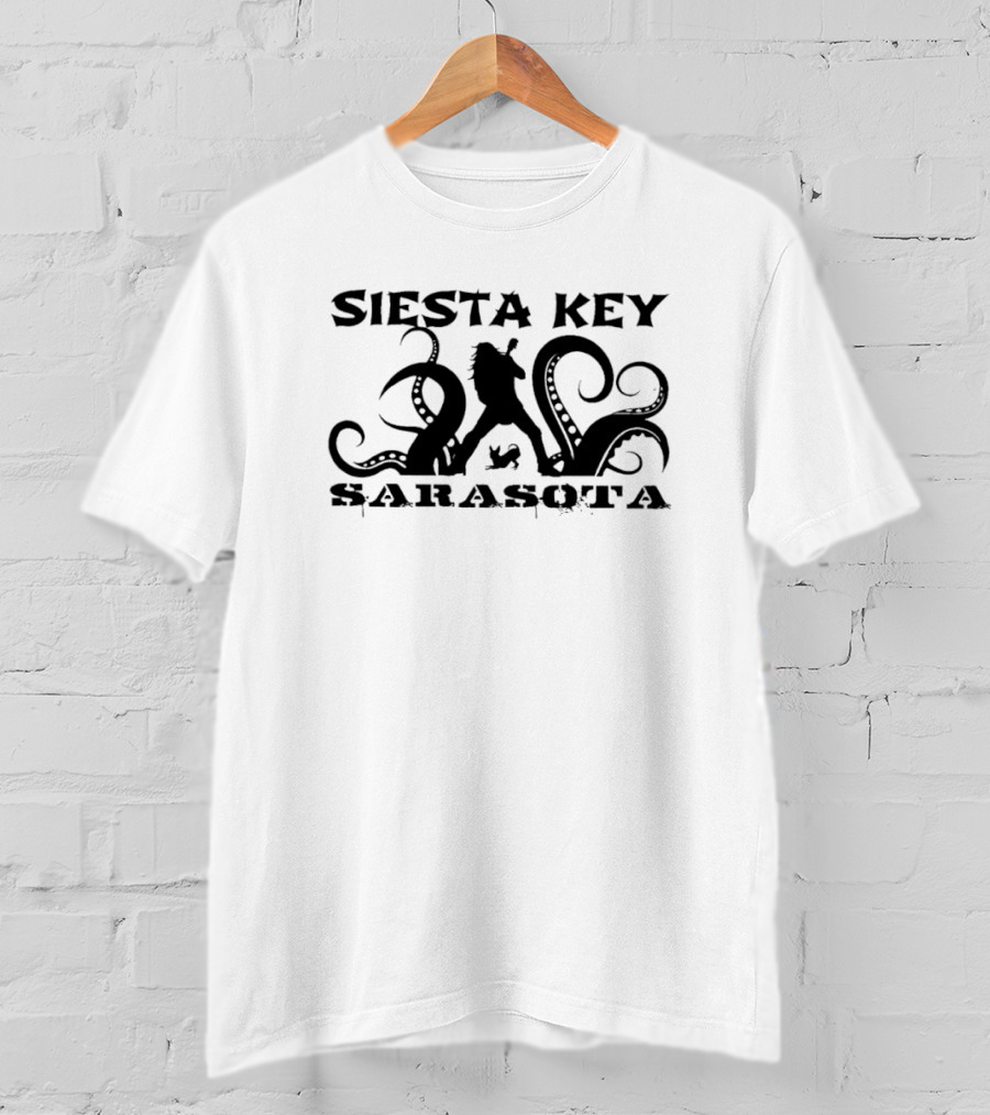 Siesta Key Kraken Sarasota Tentacles T-Shirt