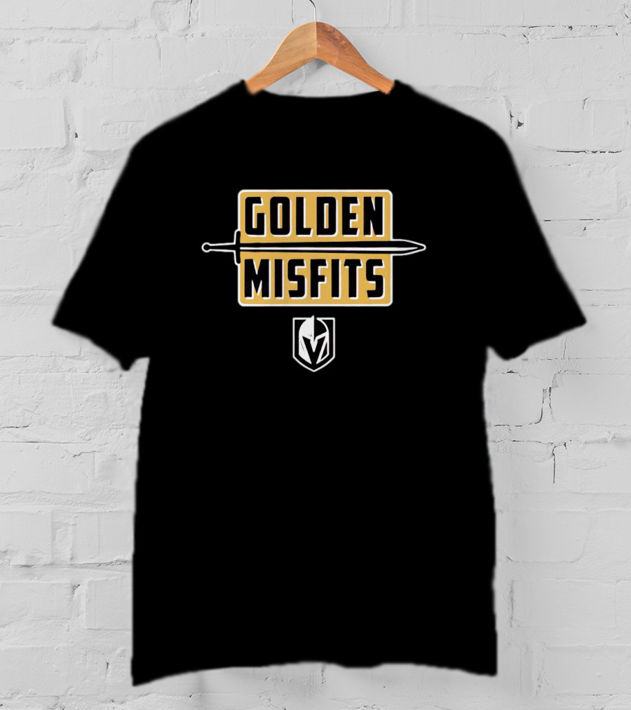 Vegas Golden Knights Golden Misfits Sword T-Shirt