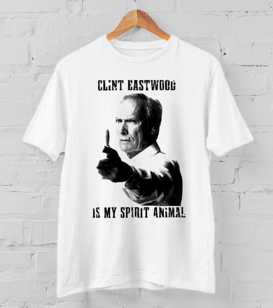 Clint Eastwood Is My Spirit Animal Image T-Shirt