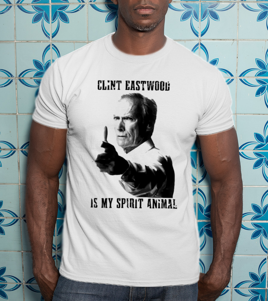 Clint Eastwood Is My Spirit Animal Image T-Shirt