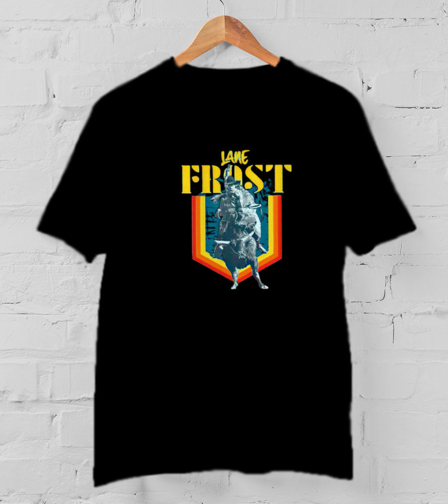 Lane Frost Bull Riding Retro Rodeo T-Shirt