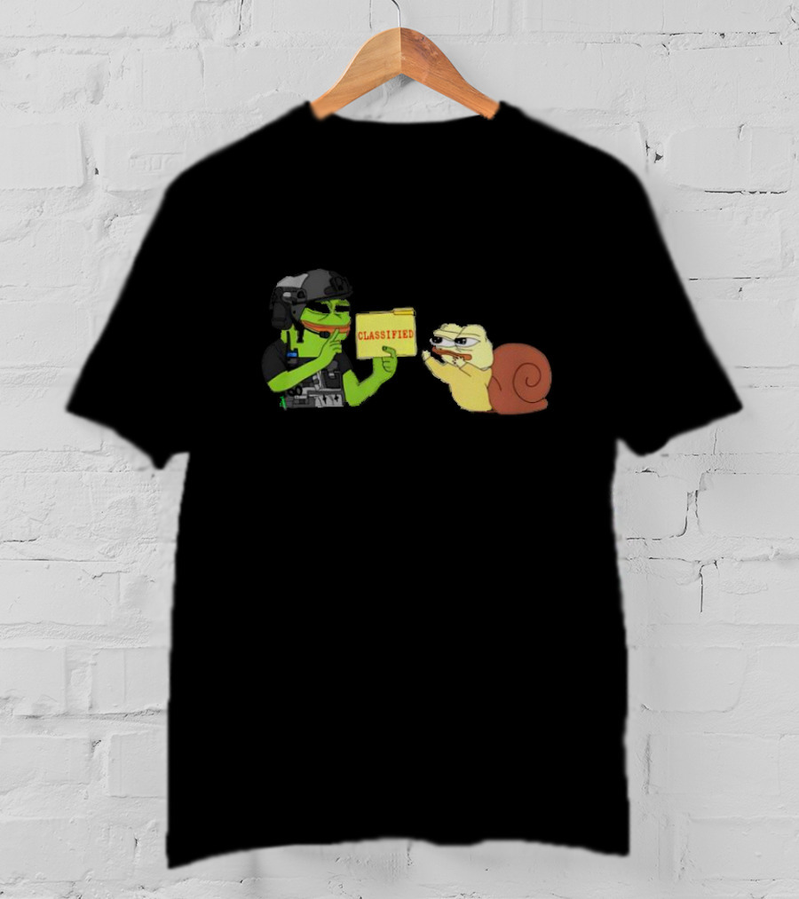 Leak Documents Classified Feed The Snail Meme T-Shirt