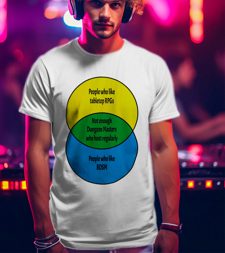 People Who Like Tabletop RPGs Not Enough Dungeon Masters Who Host Regularly People Who Like BDSM T-Shirt