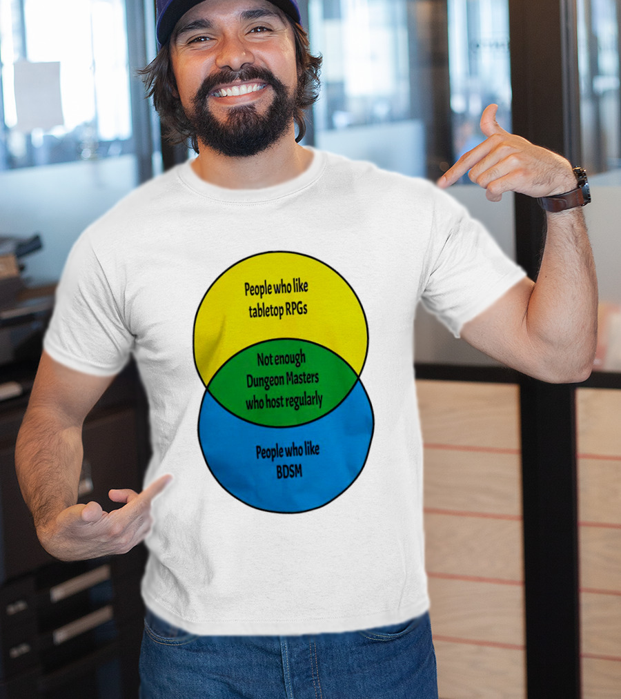 People Who Like Tabletop RPGs Not Enough Dungeon Masters Who Host Regularly People Who Like BDSM T-Shirt