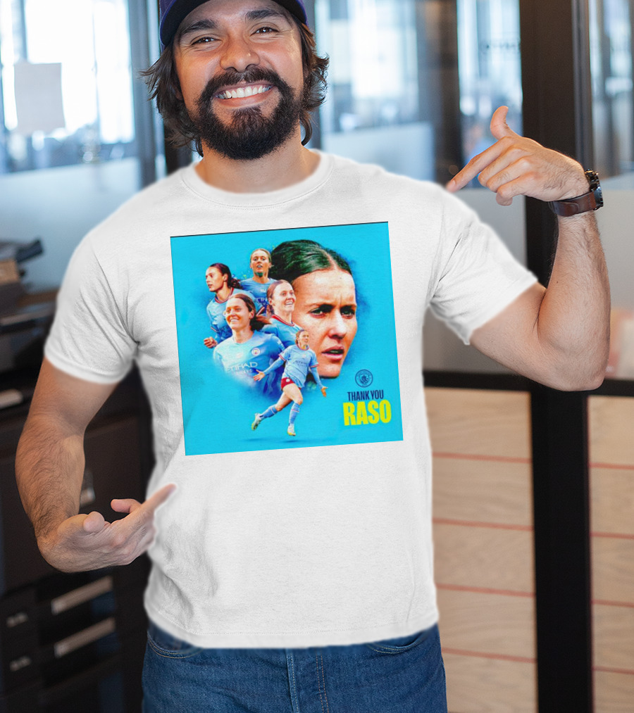Thank You Raso Hayley Manchester City Etihad T-Shirt