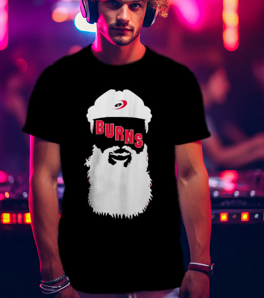 Carolina Hurricanes Brent Burns Hockey Bearded T-Shirt
