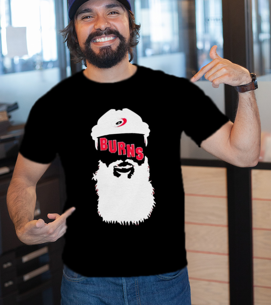 Carolina Hurricanes Brent Burns Hockey Bearded T-Shirt