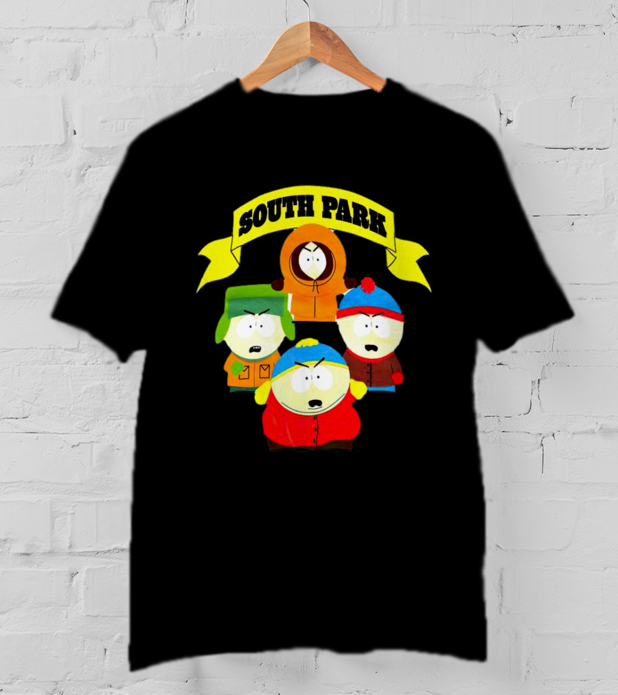 South Park Characters Iconic Group Kenny Kyle Stan Cartman T-Shirt