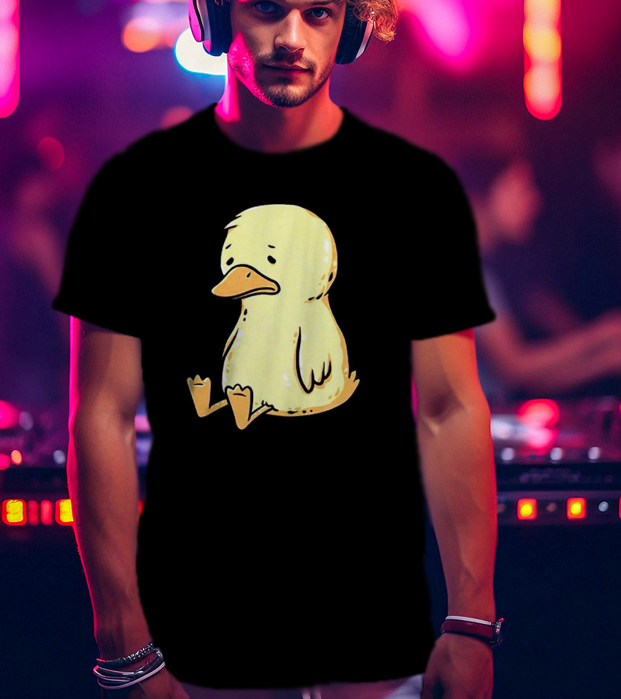 Sad As Duck Cute Sad Duckling T-Shirt