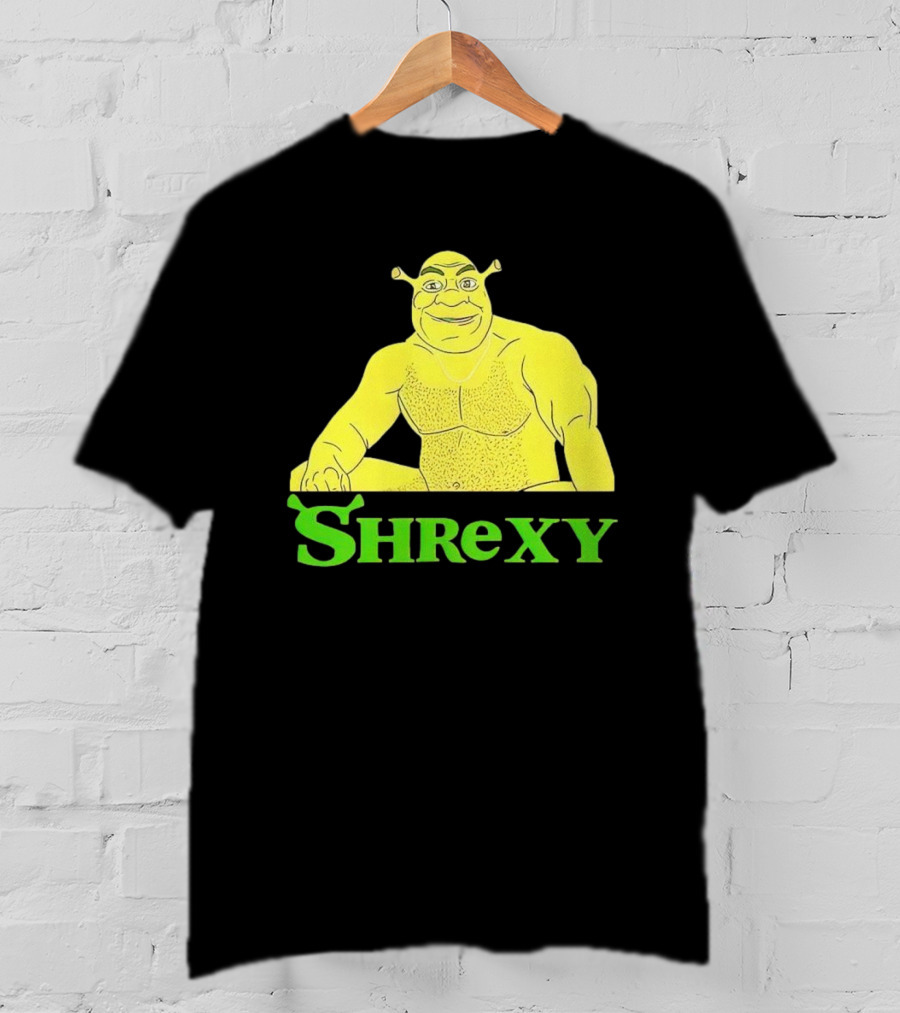Shrek Shrexy Funny Ogre Meme T-Shirt