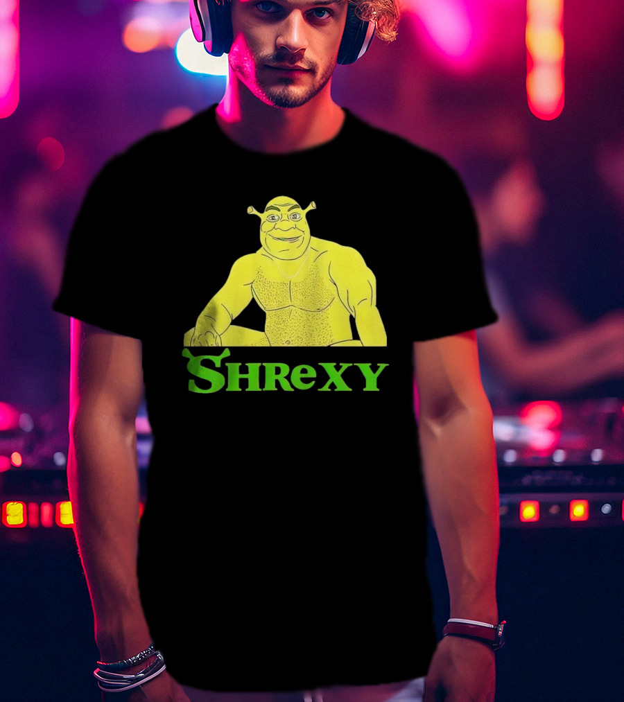 Shrek Shrexy Funny Ogre Meme T-Shirt