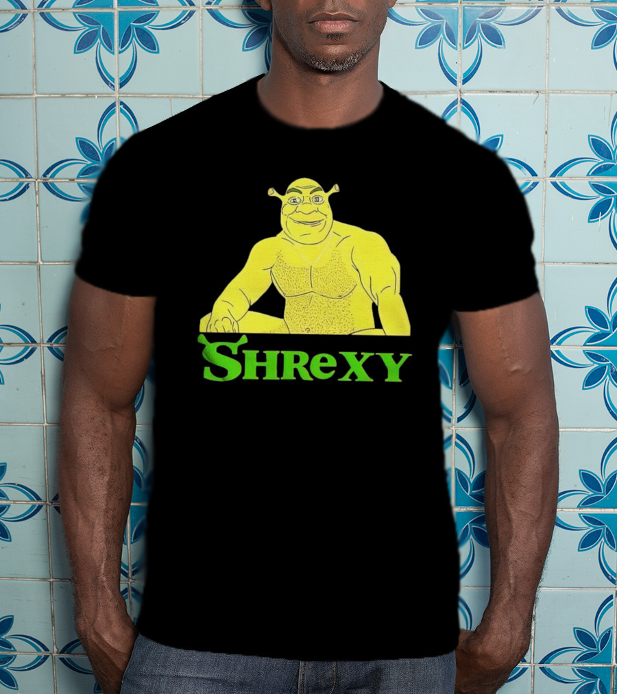 Shrek Shrexy Funny Ogre Meme T-Shirt