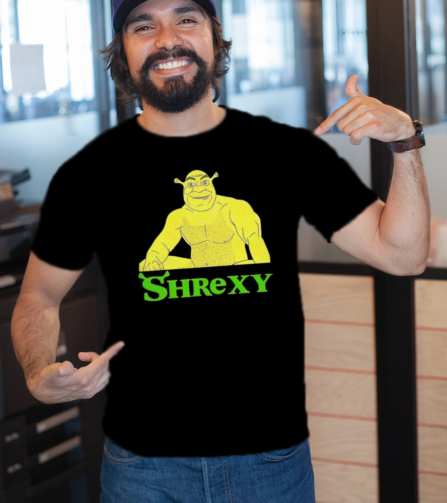 Shrek Shrexy Funny Ogre Meme T-Shirt