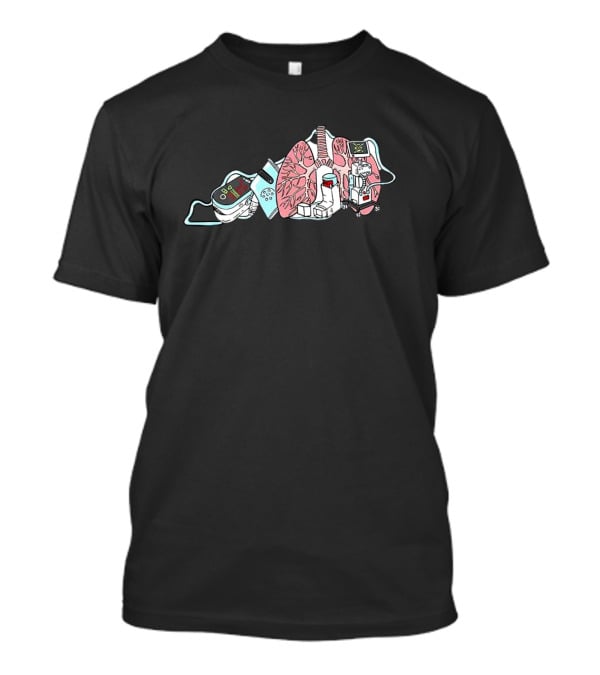 The Kentucky Respiratory Anatomy Machine Elements T-Shirt