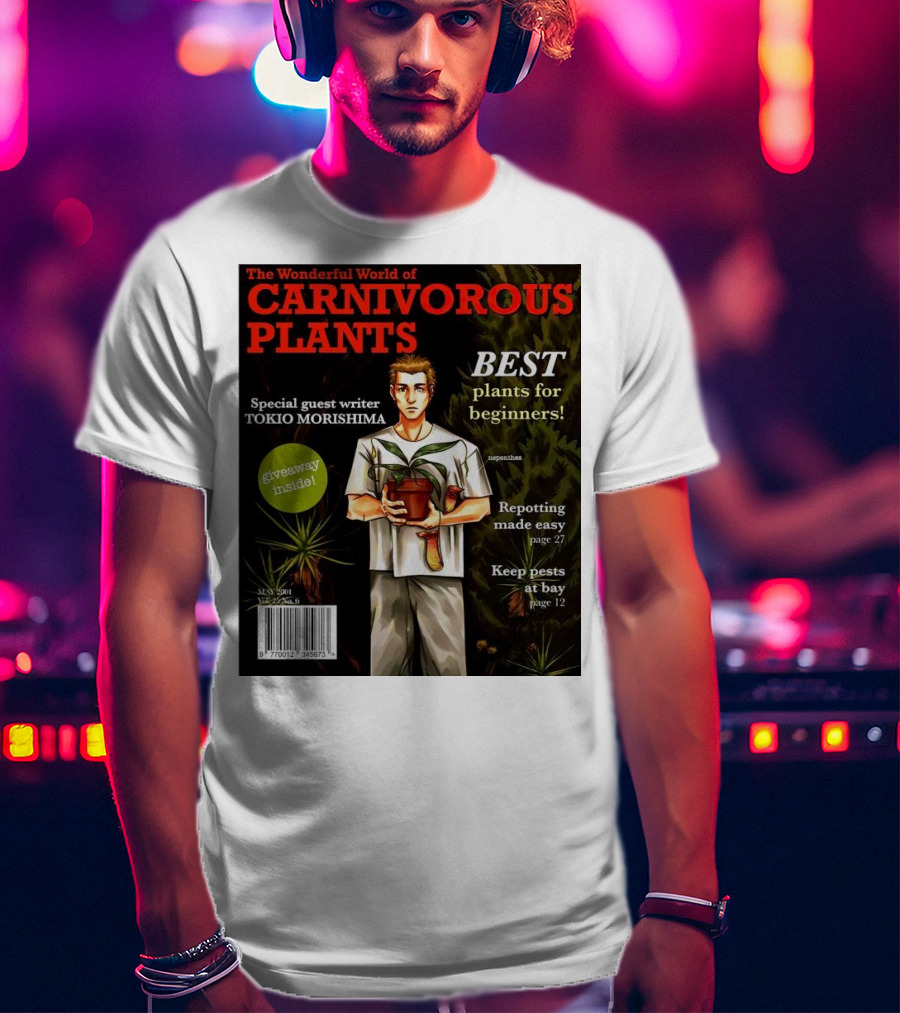 The Wonderful World Of Carnivorous Plants Best Plants For Beginners Special Guest Writer Tokio Morishima Giveaway Inside T-Shirt
